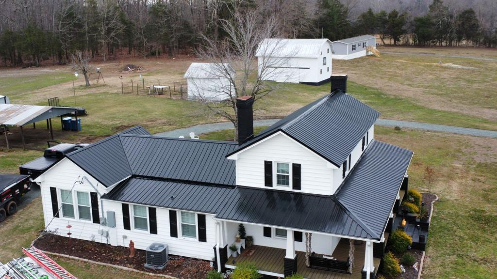 Deep-blue-metal-roofing