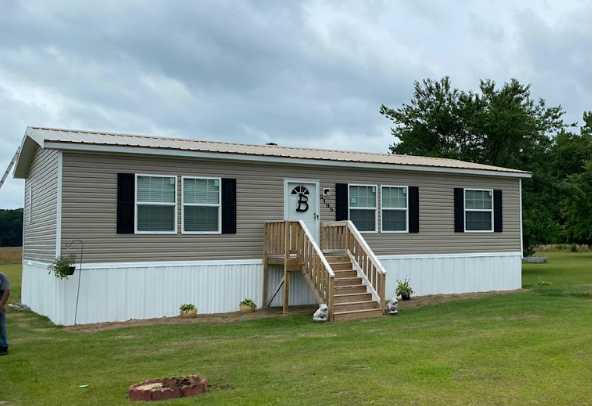 A home with an energy-efficient metal roof